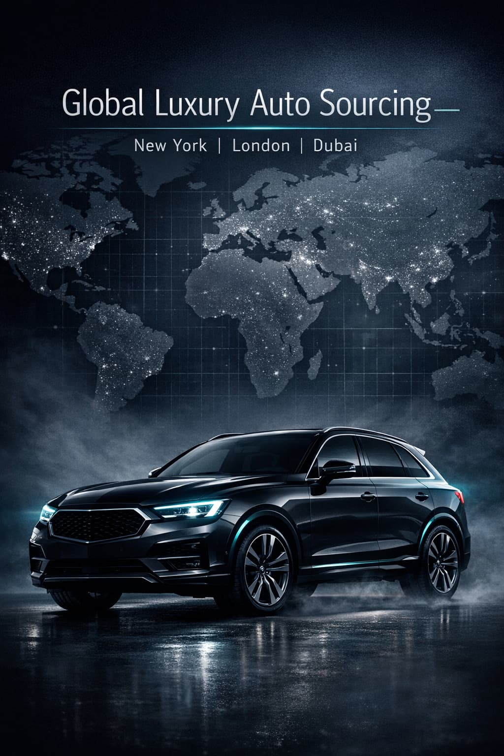Babs International Partnership luxury automotive export social media post – vertical portrait