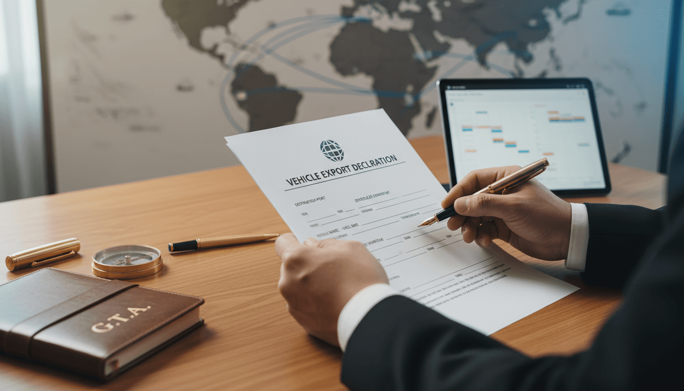 Export documentation and international logistics coordination
