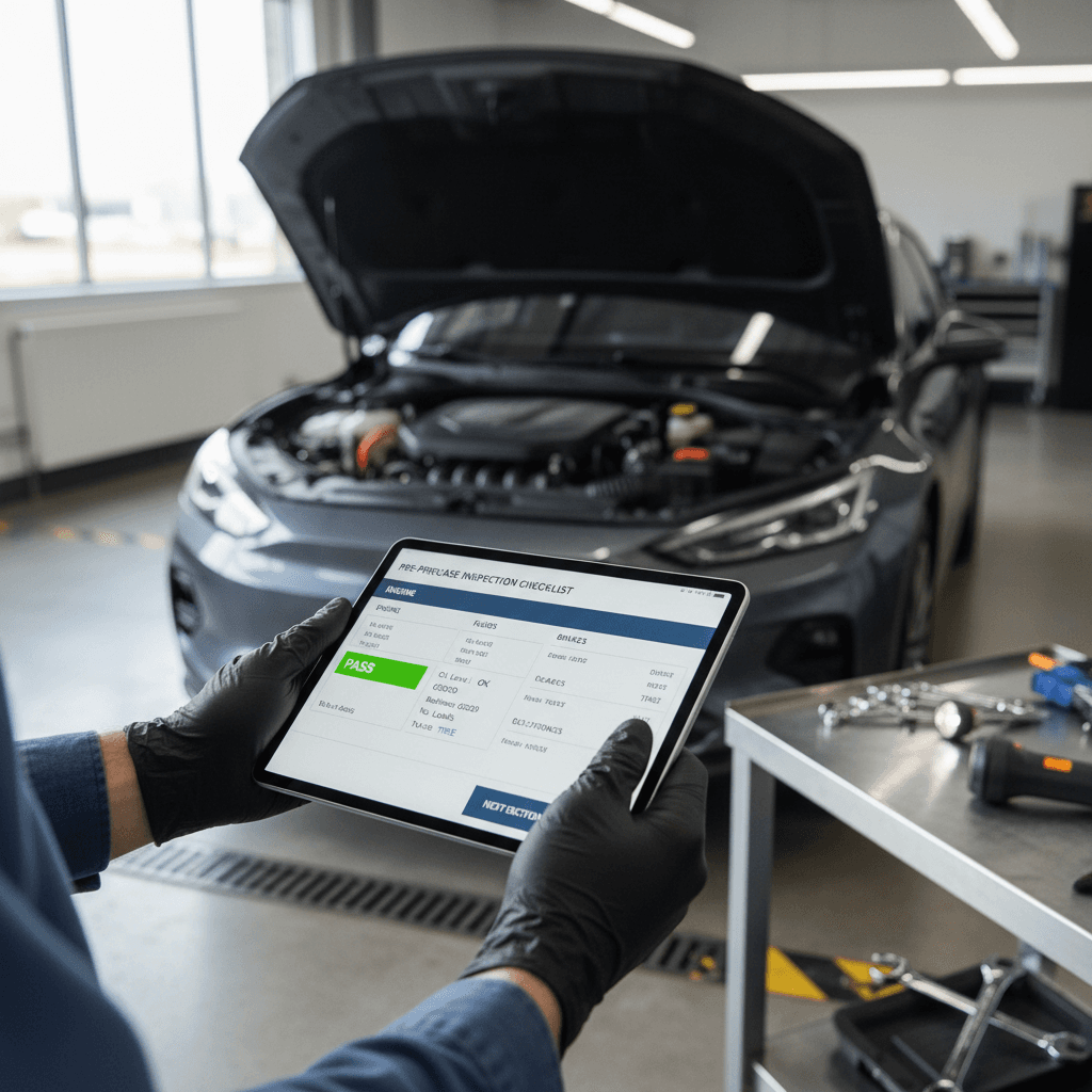 Vehicle inspection and quality assurance process